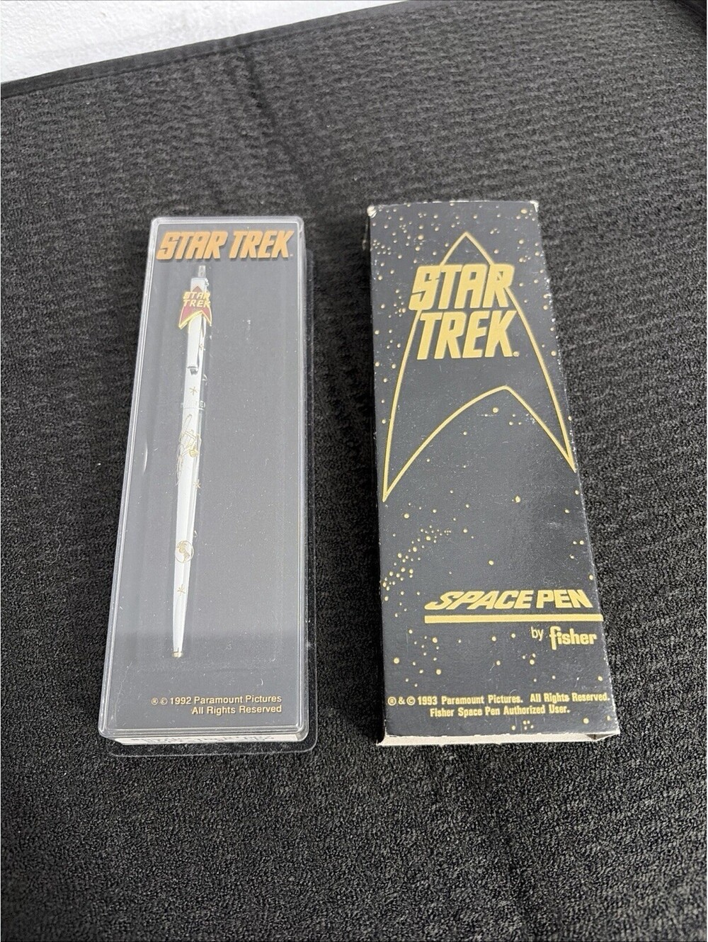 Vintage 1993 Star Trek Fisher Space Pen AG-7 Pen made In the USA. Rare